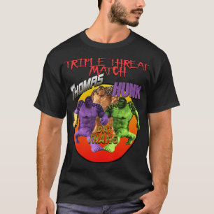 Strange Off Brand Hero Shirt Thomas vs Hunk vs Dat