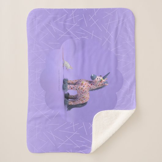 Strange ontmoet sherpa blanket sherpa deken (Voorkant)