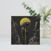 Strange Planet Feestdagenkaart (Staand voorkant)
