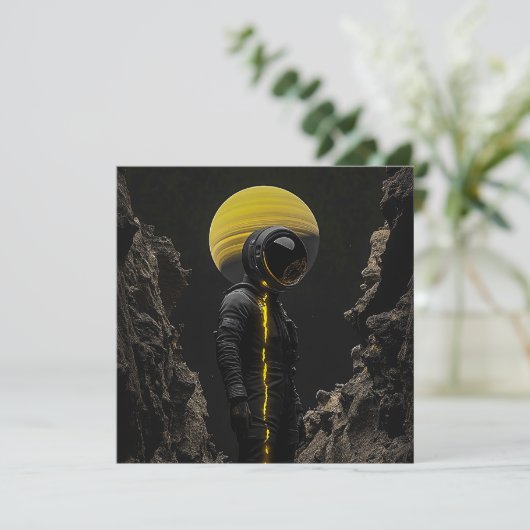 Strange Planet Feestdagenkaart (Staand voorkant)