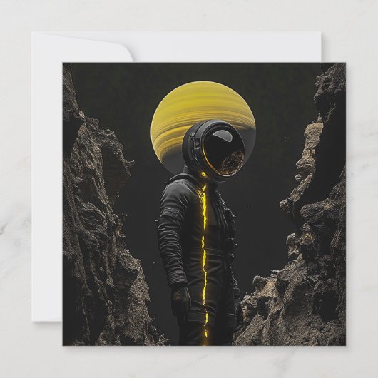 Strange Planet Feestdagenkaart (Voorkant)