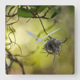 Strange Plant Vierkante Klok