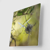 Strange Plant Vierkante Klok (Hoek)