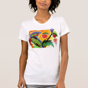 Strange Planten Oranje Sky Shirt