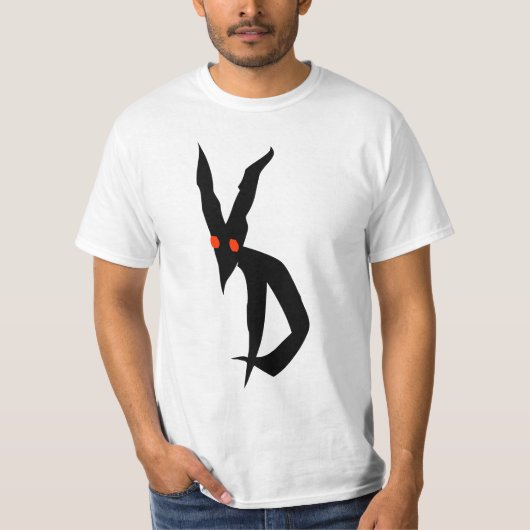 Strange schepsel zittend t-shirt (Voorkant)