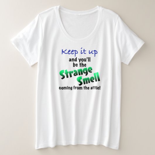 Strange Smell Grote Maat T-shirt (Design voorkant)