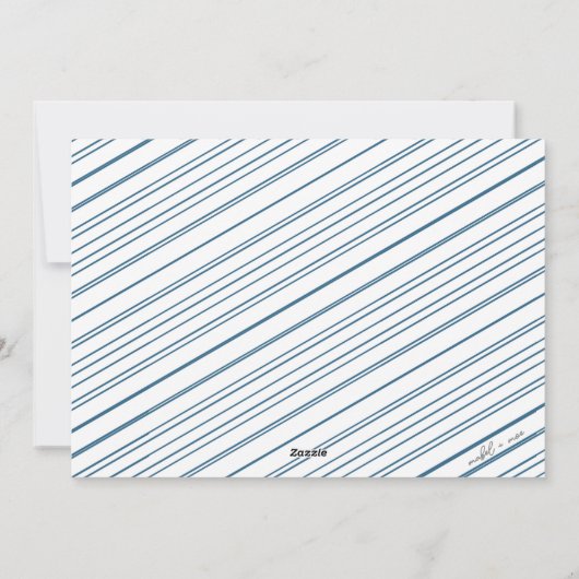 Strange Times New Pet Photo Notice| Blauw Feestdagenkaart (Achterkant)