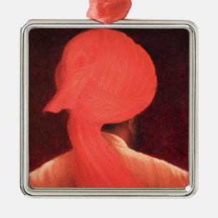 Strange Turban Metalen Ornament
