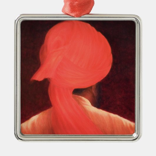 Strange Turban Metalen Ornament (Voorkant)