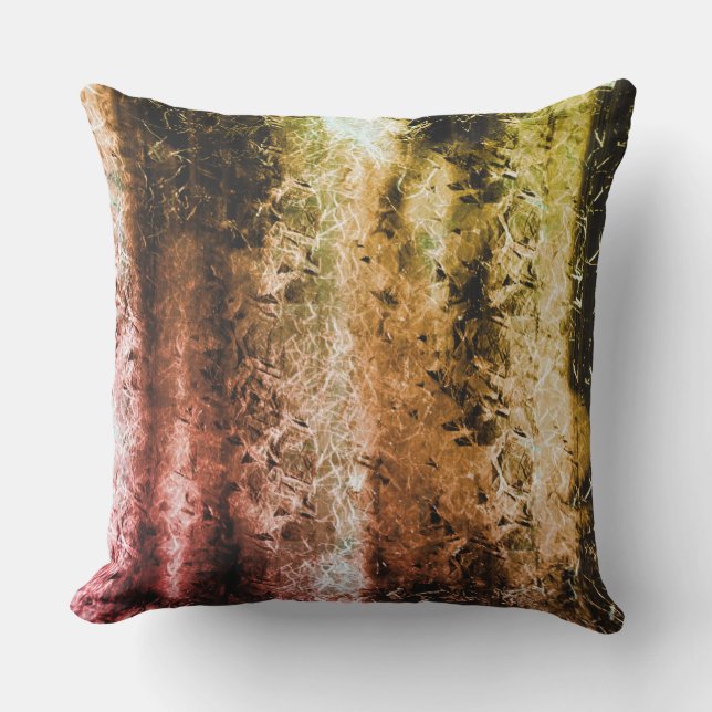 Strange vezeltextuur en vuil of verbrand buitenkussen (Voorkant)