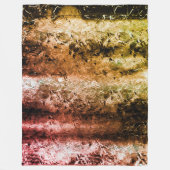 Strange vezeltextuur en vuil of verbrand fleece deken (Voorkant)