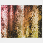 Strange vezeltextuur en vuil of verbrand fleece deken (Voorkant (Horizontaal))