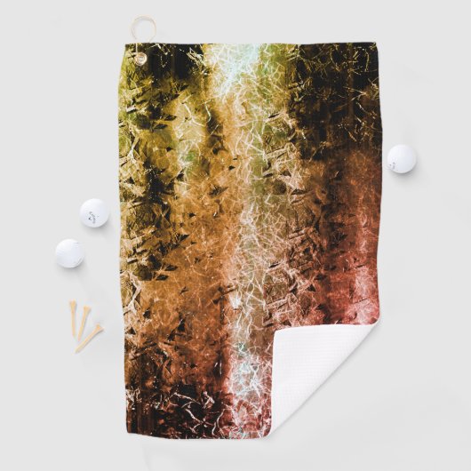 Strange vezeltextuur en vuil of verbrand golfhanddoek (Insitu)