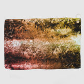 Strange vezeltextuur en vuil of verbrand golfhanddoek (Horizontaal)