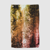 Strange vezeltextuur en vuil of verbrand golfhanddoek (Voorkant)