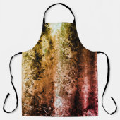 Strange vezeltextuur en vuil of verbrand schort (Voorkant)