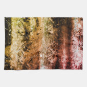 Strange vezeltextuur en vuil of verbrand theedoek (Horizontaal)