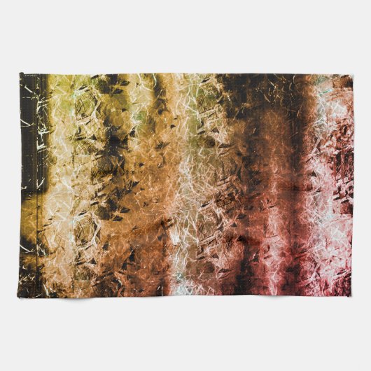 Strange vezeltextuur en vuil of verbrand theedoek (Horizontaal)