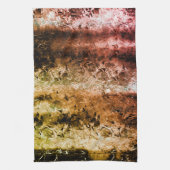 Strange vezeltextuur en vuil of verbrand theedoek (Verticaal)