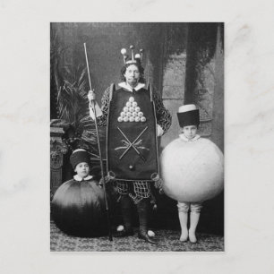 Strange  Victoriaans Costume Party Briefkaart