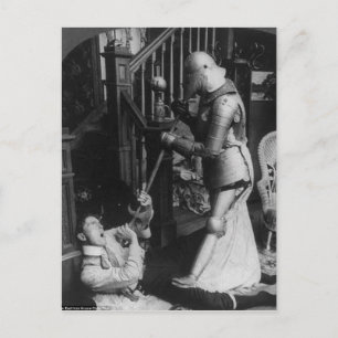 Strange  Victoriaans Man en Knight Briefkaart