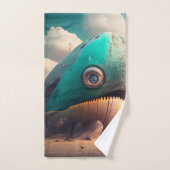 Strange Whale Bad Handdoek (Handdoek)