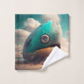 Strange Whale Bad Handdoek (Wasdoekje)