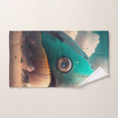 Strange Whale Bad Handdoek (Handdoek)