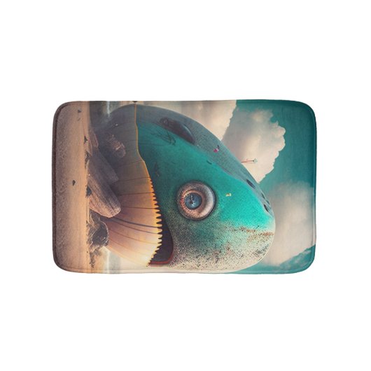 Strange Whale Badmat (Voorkant)