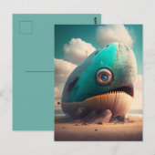 Strange Whale Briefkaart (Voorkant / Achterkant)