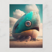 Strange Whale Briefkaart (Voorkant)