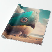 Strange Whale Cadeaupapier (Uitgerold)