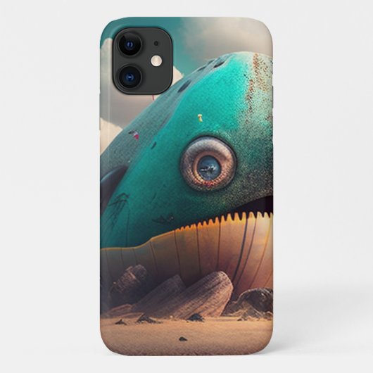 Strange Whale Case-Mate iPhone Case (Achterkant)