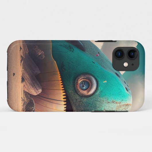 Strange Whale Case-Mate iPhone Case (Achterkant (horizontaal))