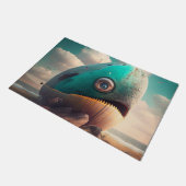 Strange Whale Deurmat (Schuin)