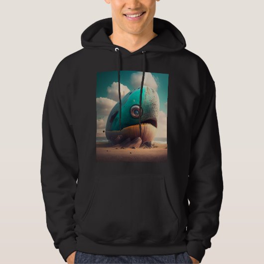 Strange Whale Hoodie (Voorkant)