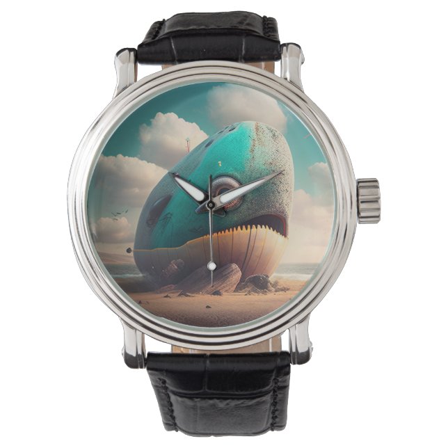 Strange Whale Horloge (Voorkant)