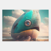 Strange Whale Inpakpapier Vel (Voorkant 3)