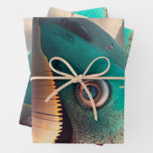 Strange Whale Inpakpapier Vel (In situ)