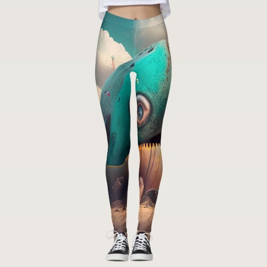 Strange Whale Leggings (Voorkant)