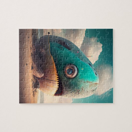 Strange Whale Legpuzzel (Horizontaal)