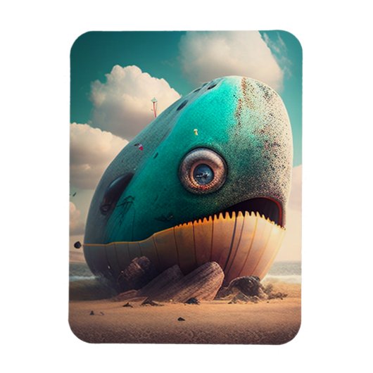 Strange Whale Magneet (Verticaal)