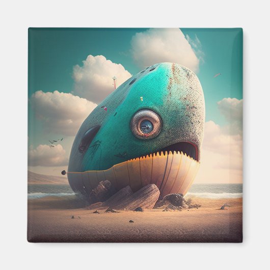 Strange Whale Magneet (Voorkant)