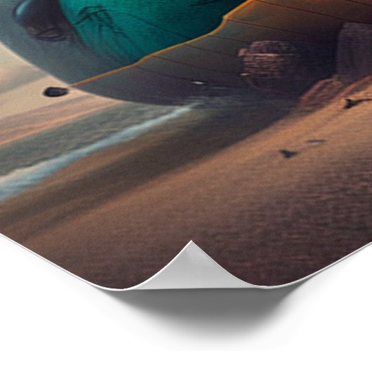 Strange Whale Poster (Hoek)