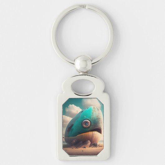 Strange Whale Sleutelhanger (Voorkant)