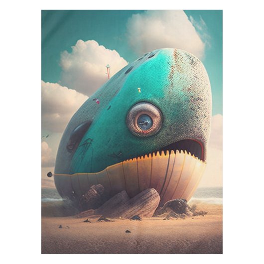 Strange Whale Tafelkleed (Voorkant)
