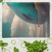 Strange Whale Theedoek (Gevouwen)