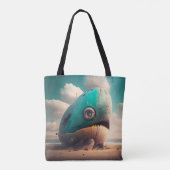Strange Whale Tote Bag (Achterkant)