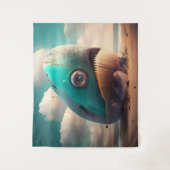 Strange Whale Wandkleed (Voorkant)