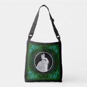 Strange White Bunny Crossbody Bag / Shoulder Tote Crossbody Tas (Voorkant)